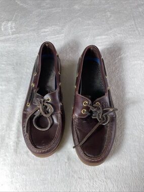 Sperry Top-Sider A/O Authentic 2 Eye Amaretto Boat Shoe Men Size 8.5 M